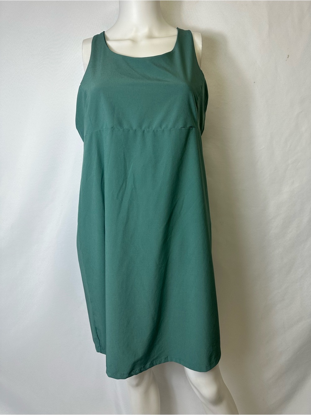 Traj3ctory Womens Green Racerback Athletic Dress Size Large